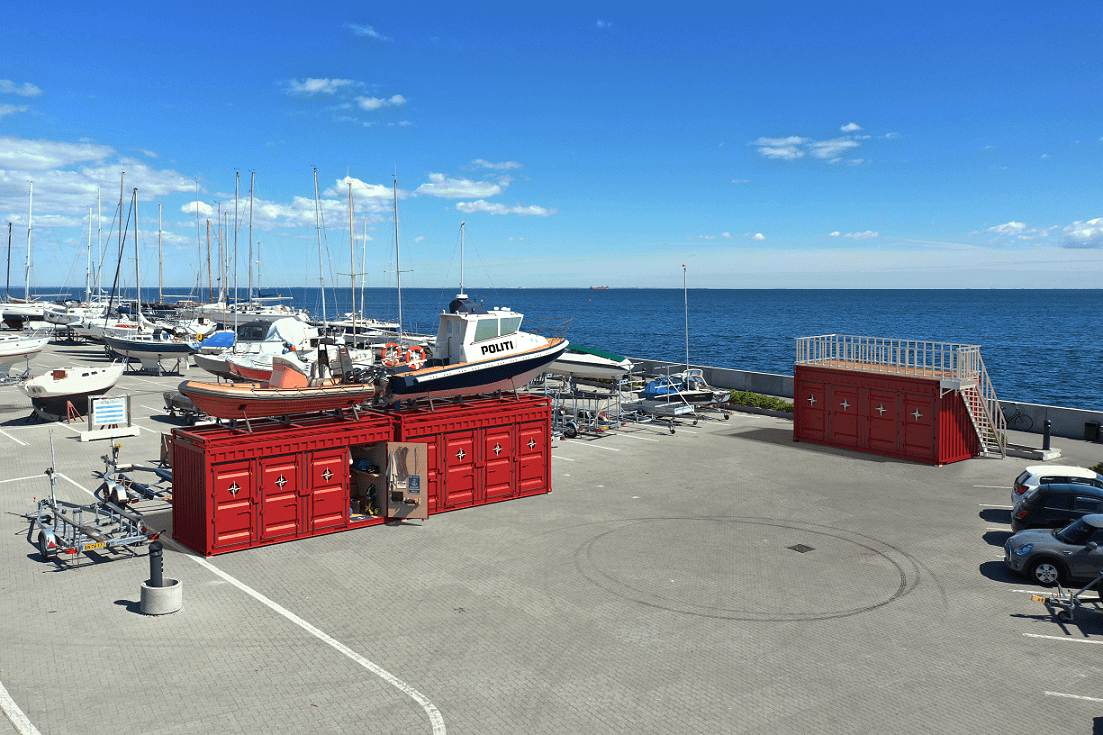 Havnebox - opbevaringsløsning for sejlerne på havnen