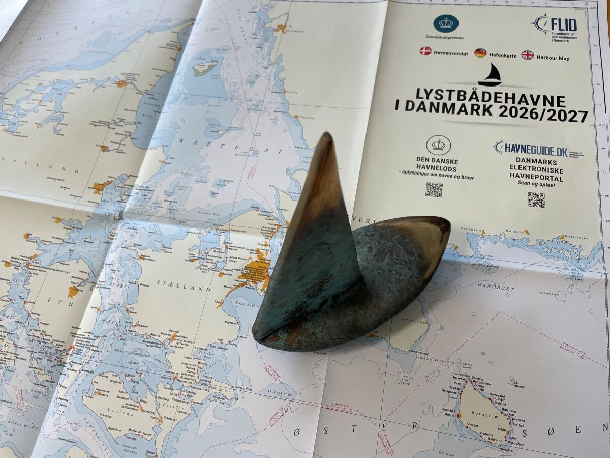 Ny udgave af populært danmarkskort fås igen på havnen